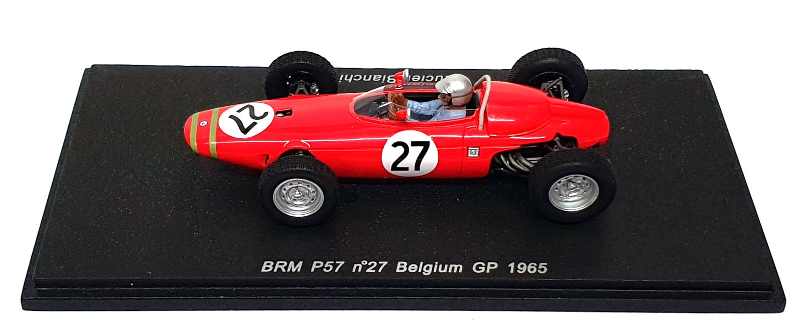 Spark 1/43 Scale S1737 - F1 BRM P57 #27 Belgium GP 1965 Lucien Bianchi