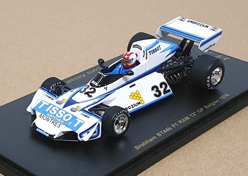 Spark 1/43 Scale RS1724 - F1 Brabham BT44B #32 12th Belgium GP 1976 Kessel