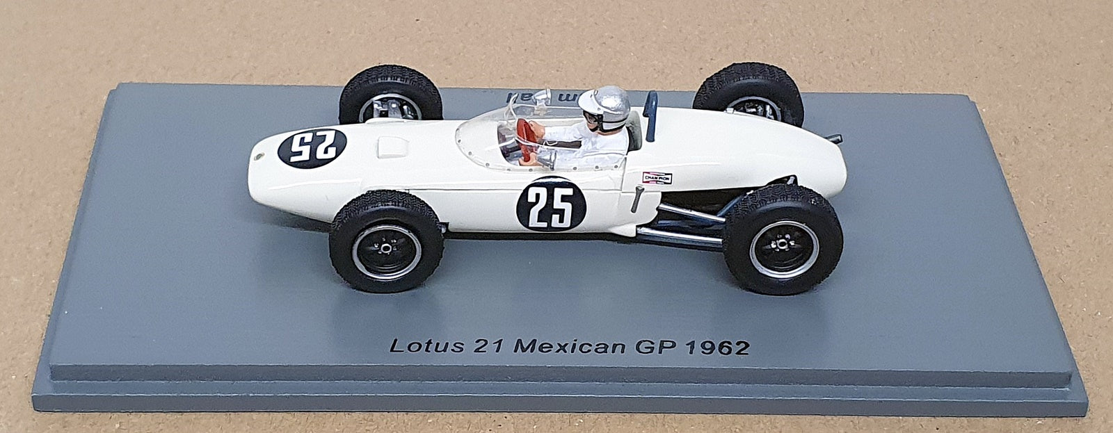 Spark 1/43 Scale Resin S7139 - F1 Lotus 21 #25 Mexico GP 1962 Jim Hall