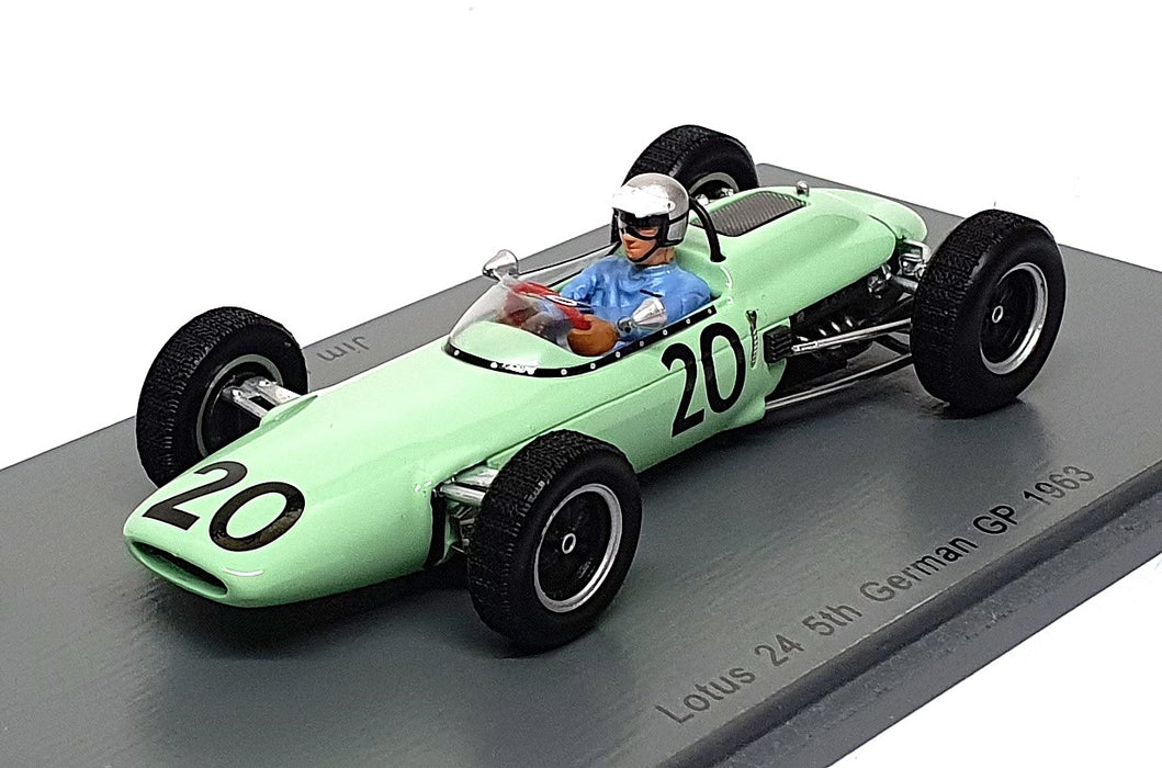 Spark 1/43 Scale S4825 - F1 Lotus 24 #20 5th German GP 1963 Jim Hall