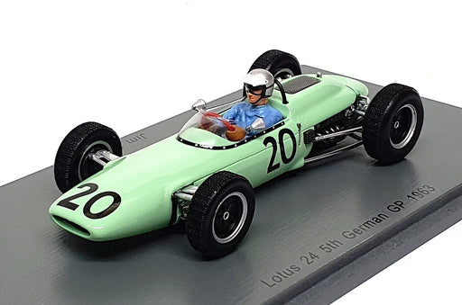 Spark 1/43 Scale S4825 - F1 Lotus 24 #20 5th German GP 1963 Jim Hall