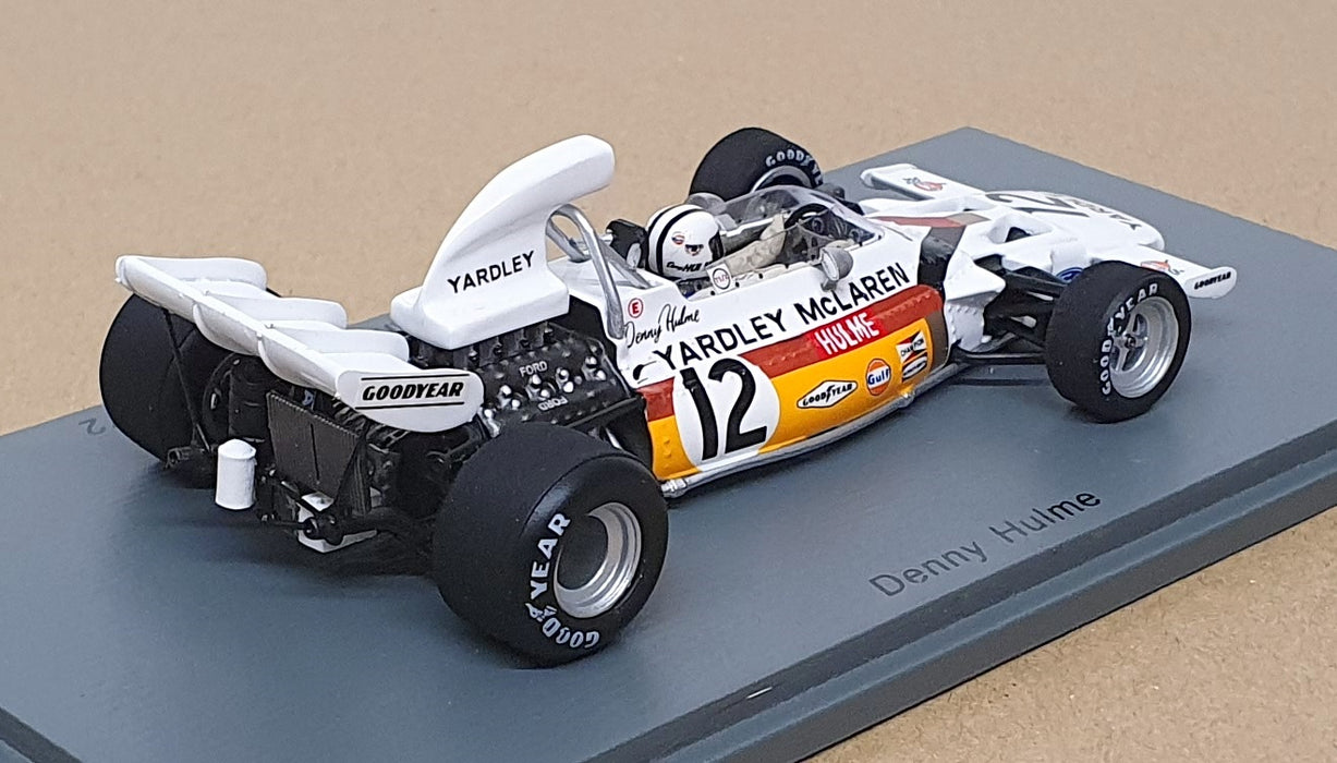 Spark 1/43 Scale S4292 F1 McLaren M19a #12 Winner South Africa GP 1972 D. Hulme