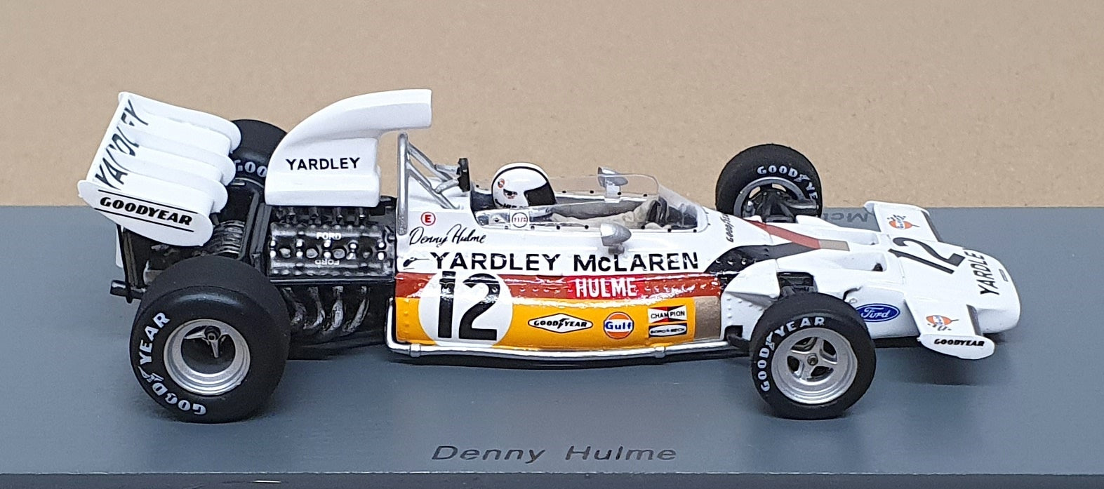 Spark 1/43 Scale S4292 F1 McLaren M19a #12 Winner South Africa GP 1972 D. Hulme
