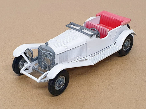 Matchbox 9.5cm Long Y-10 - 1928 Mercedes Benz 36/220 - White