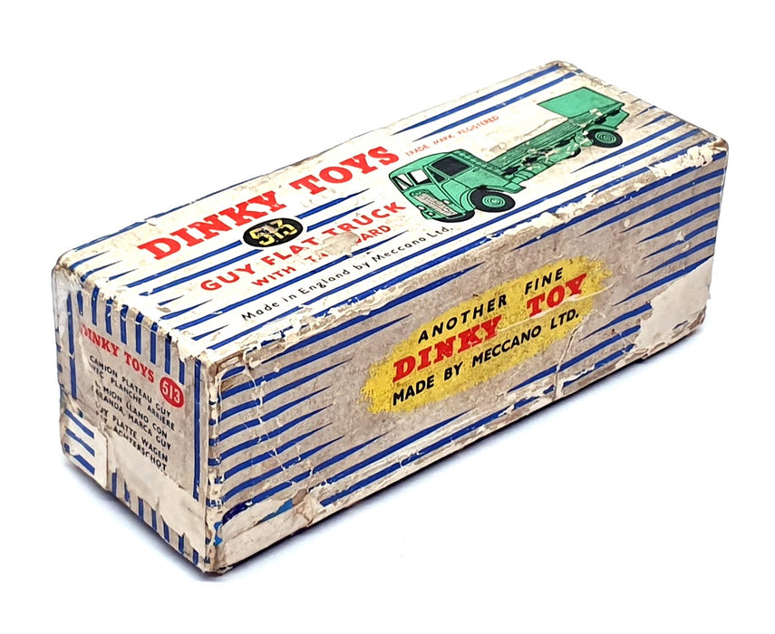 Dinky Toys 513 - Guy Flat Truck With Tailboard - Blue/Orange