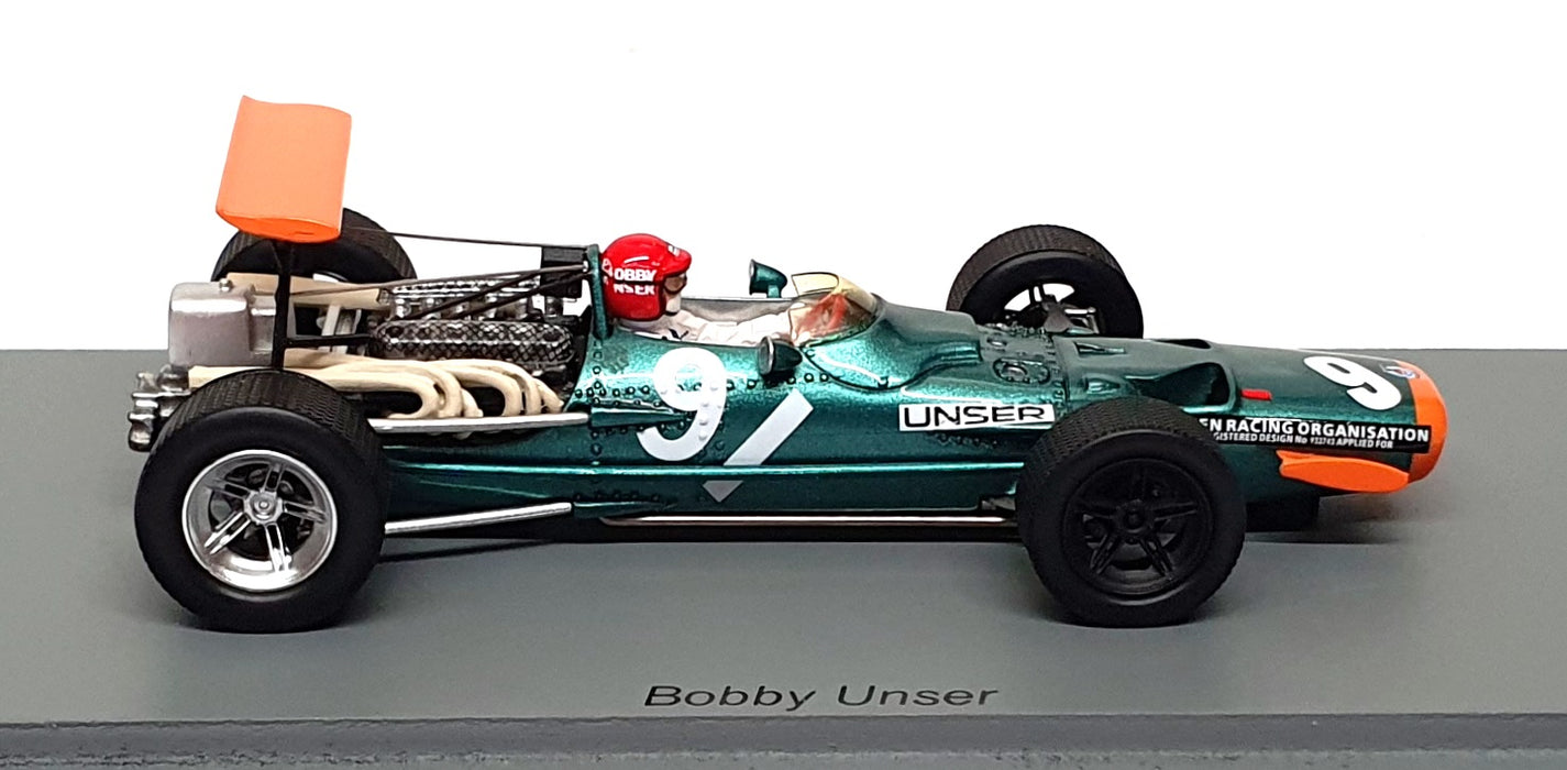 Spark 1/43 Scale S5704 - F1 BRM P138 #9 US GP 1968 Bobby Unser