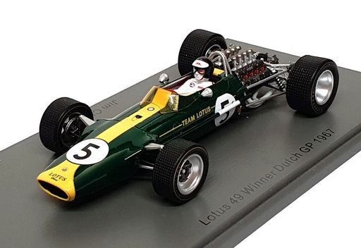 Spark 1/43 Scale S4826 - F1 Lotus 49 #5 Winner Dutch GP 1967 Jim Clark