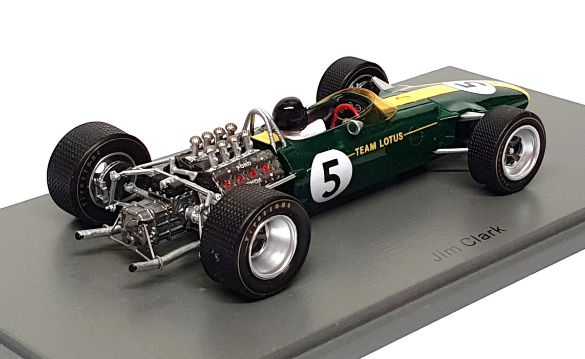 Spark 1/43 Scale S4826 - F1 Lotus 49 #5 Winner Dutch GP 1967 Jim Clark