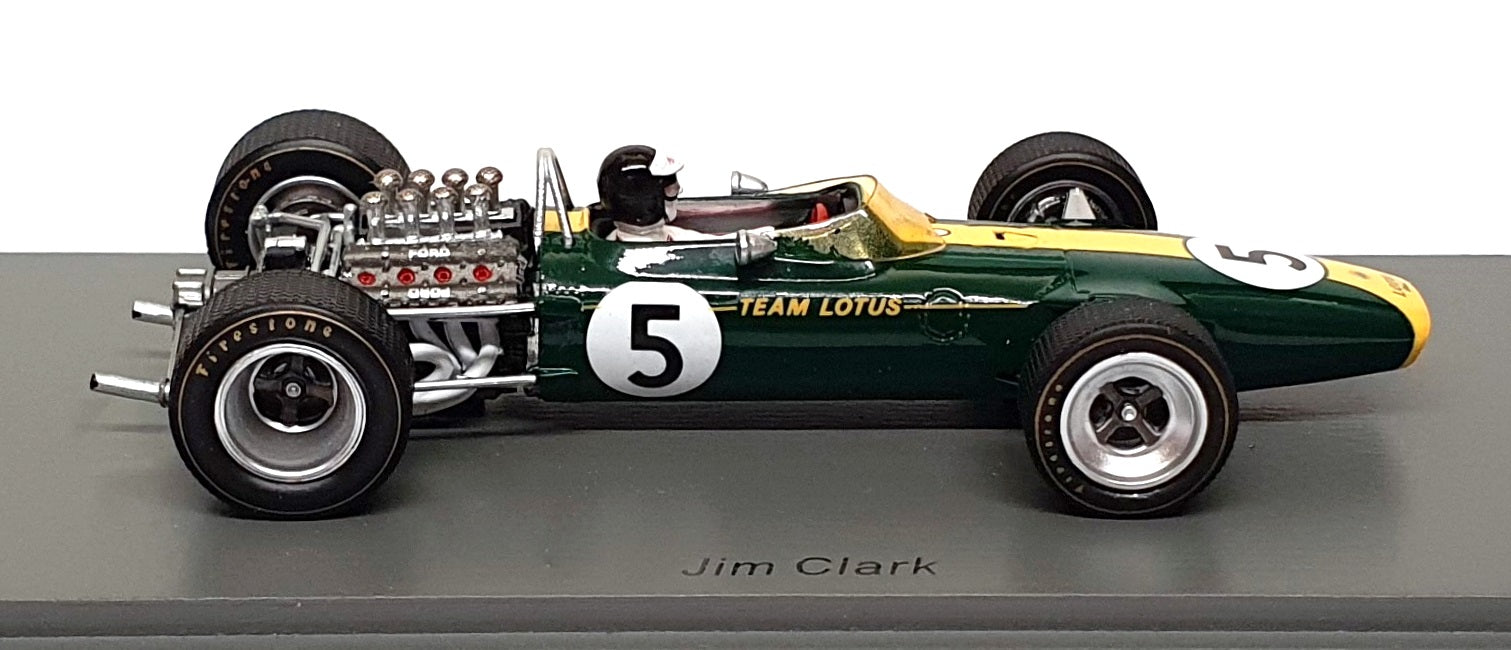 Spark 1/43 Scale S4826 - F1 Lotus 49 #5 Winner Dutch GP 1967 Jim Clark