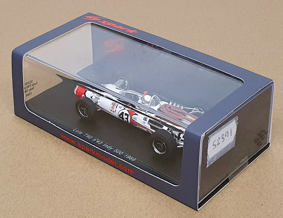 Spark 1/43 Scale S2391 - Lola T90 #43 Indy 500 1966 Jackie Stewart