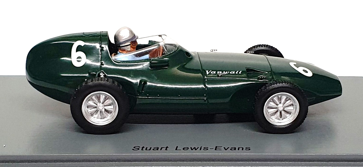 Spark 1/43 Scale S4871 - F1 Vanwall VW5 #6 3rd Belgium GP 1958 S. Lewis-Evans