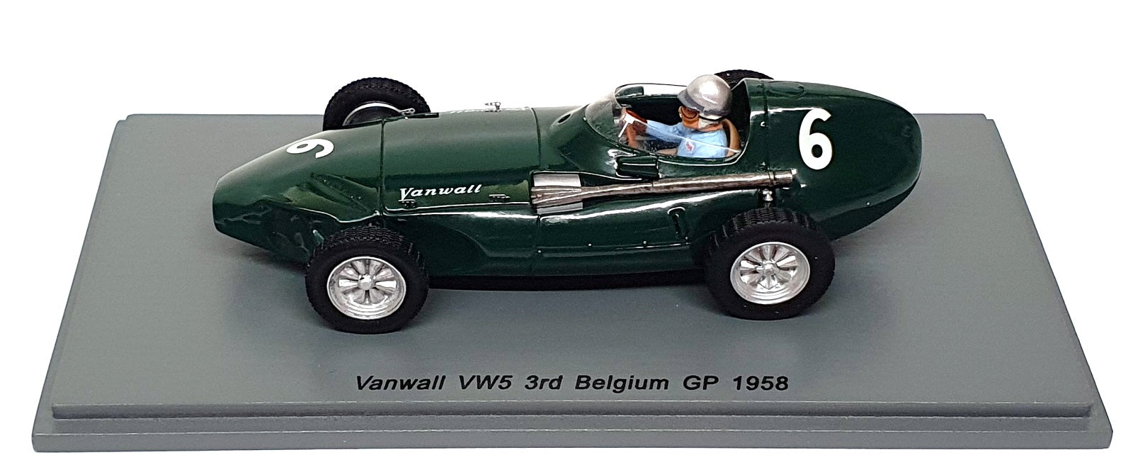 Spark 1/43 Scale S4871 - F1 Vanwall VW5 #6 3rd Belgium GP 1958 S. Lewis-Evans