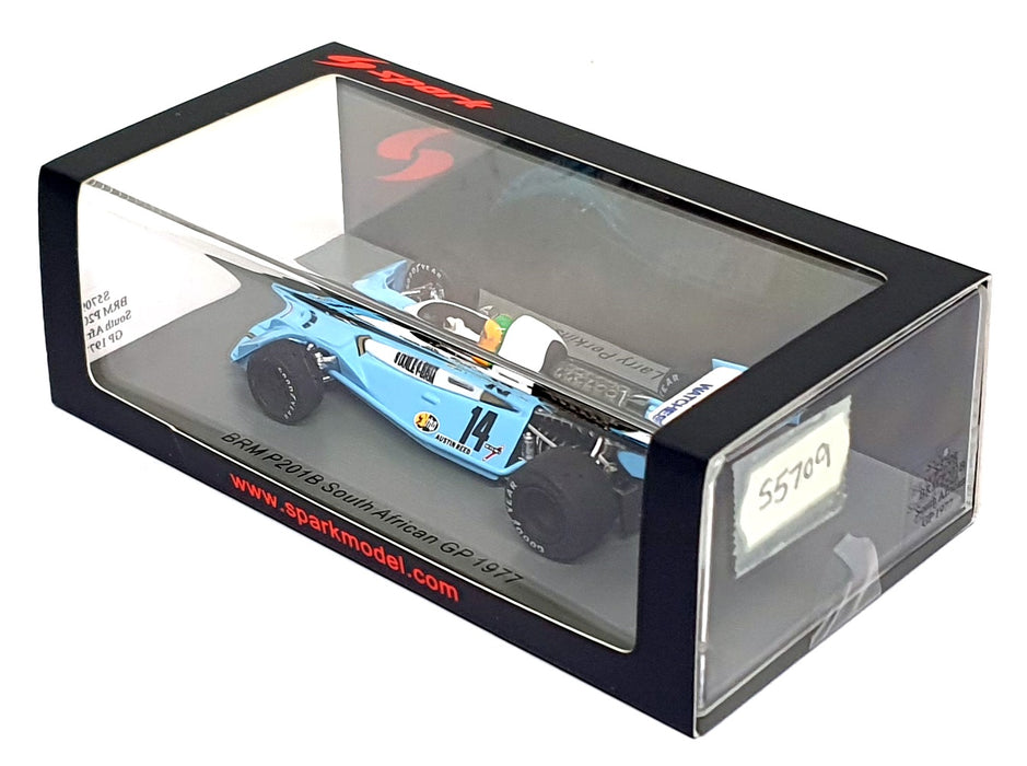 Spark 1/43 Scale S5709 - F1 BRM P201B #14 South Africa GP 1977 Larry Perkins