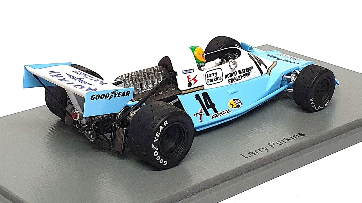 Spark 1/43 Scale S5709 - F1 BRM P201B #14 South Africa GP 1977 Larry Perkins