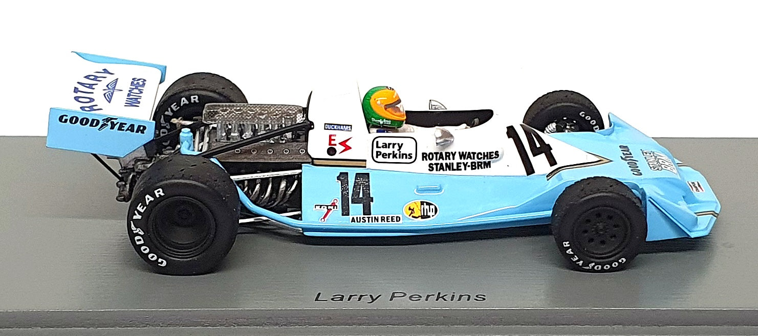 Spark 1/43 Scale S5709 - F1 BRM P201B #14 South Africa GP 1977 Larry Perkins