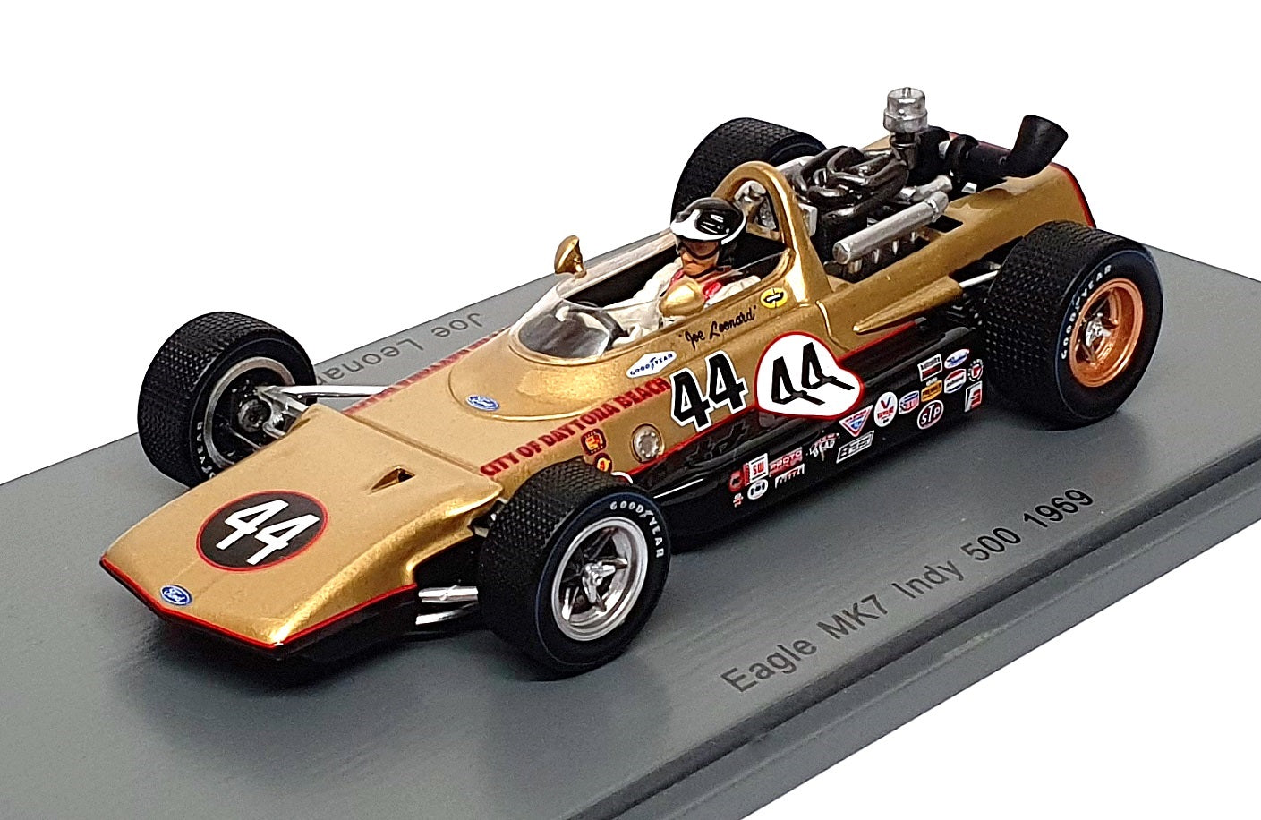Spark 1/43 Scale S4262 - Eagle Mk7 #44 Indy 500 1969 Joe Leonard