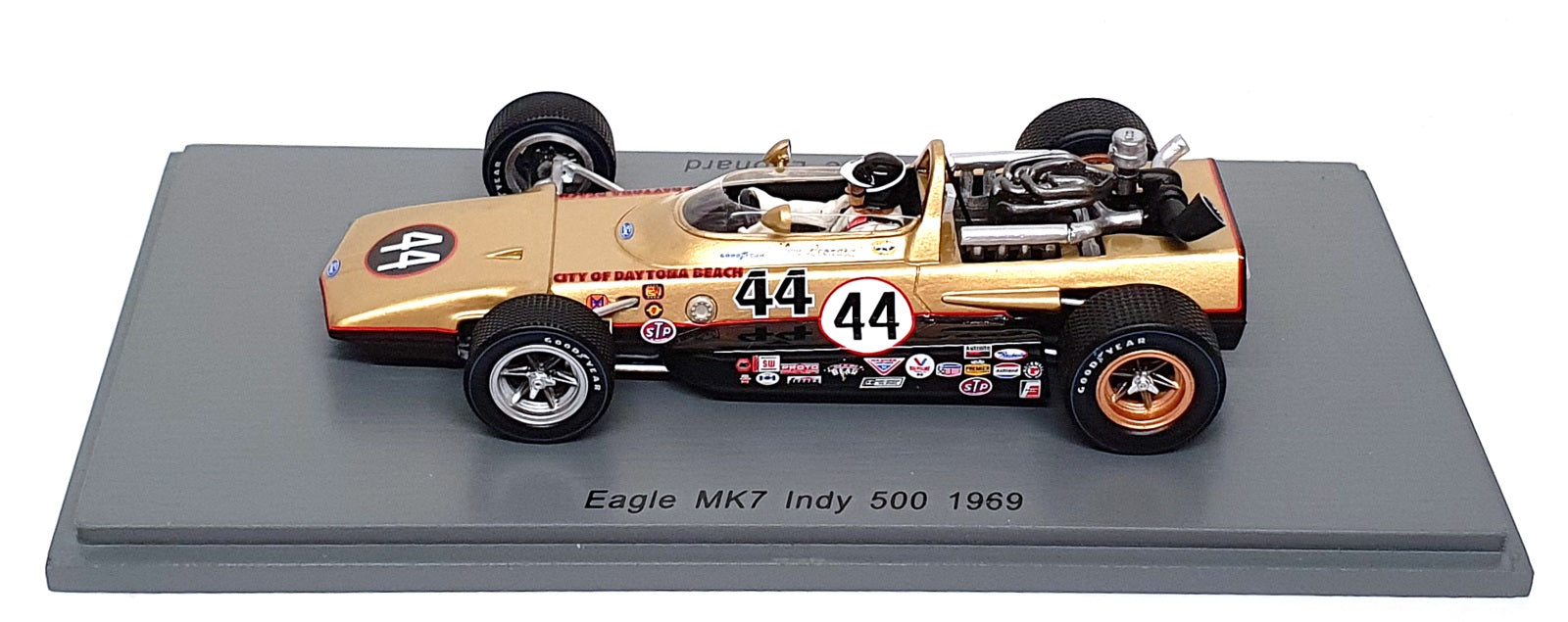 Spark 1/43 Scale S4262 - Eagle Mk7 #44 Indy 500 1969 Joe Leonard