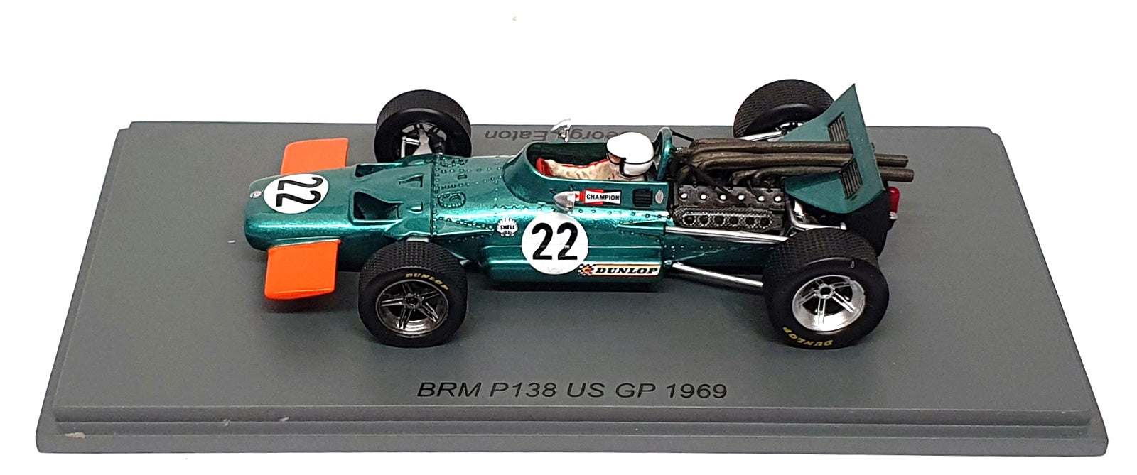 Spark 1/43 Scale S5708 - F1 BRM P138 #22 US GP 1969 George Eaton