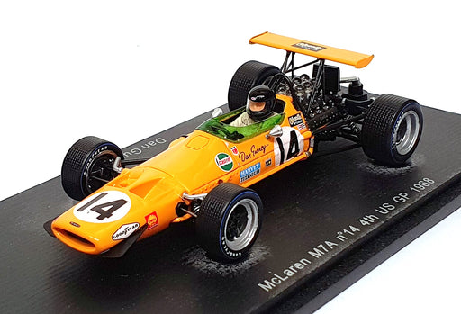 Spark 1/43 Scale S3097 - F1 McLaren M7A #14 4th US GP 1968 Dan Gurney