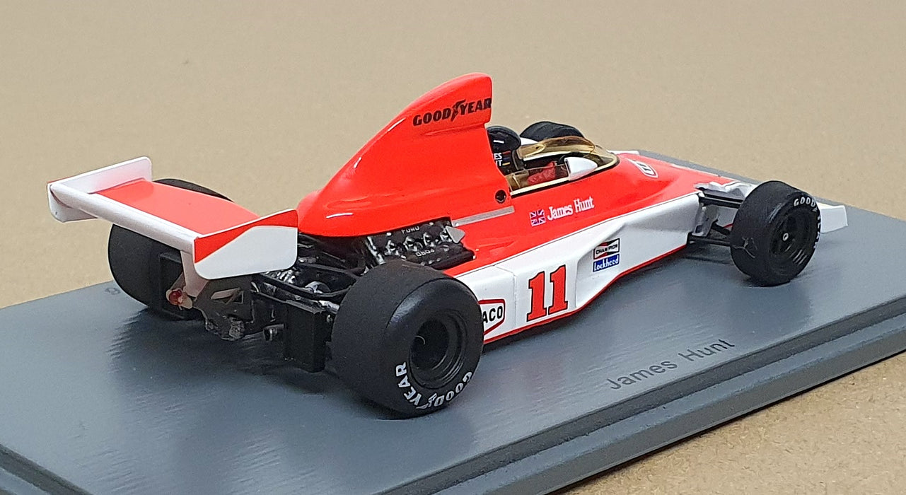 Spark 1/43 Scale S4360 - F1 McLaren M23 #11 2nd South Africa GP 1976 James Hunt