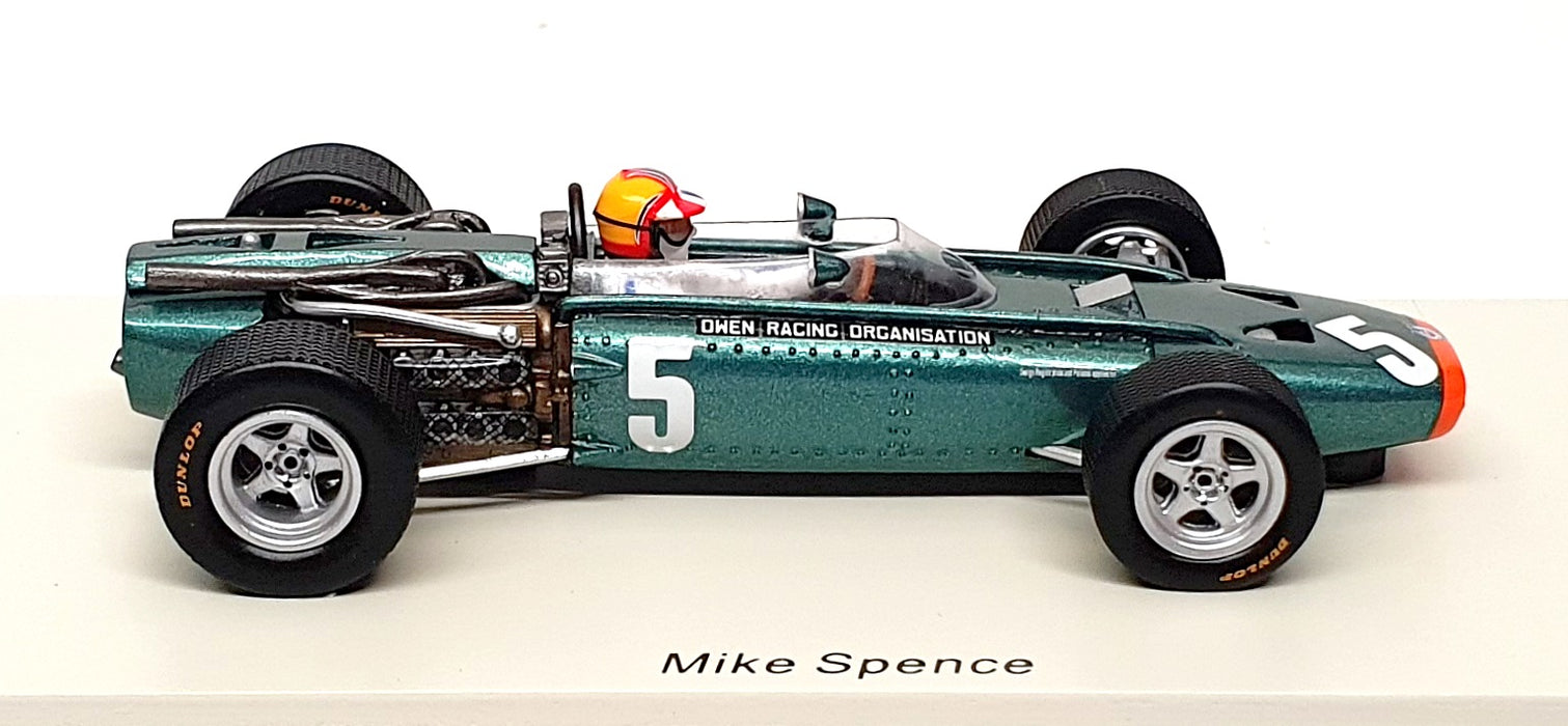 Spark 1/43 Scale S4252 - F1 BRM P83 #5 Monaco GP 1967 Mike Spence