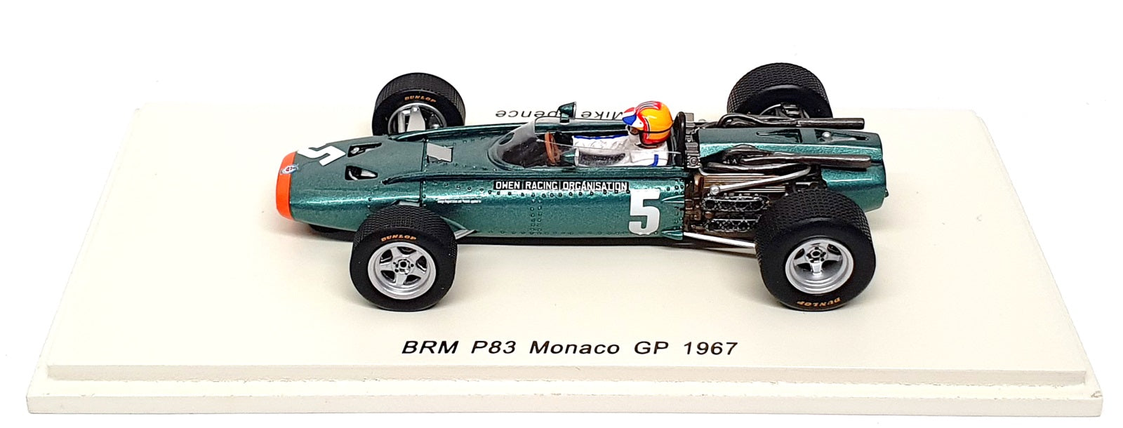 Spark 1/43 Scale S4252 - F1 BRM P83 #5 Monaco GP 1967 Mike Spence