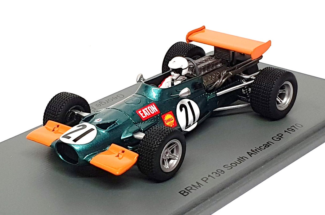 Spark 1/43 Scale S2347 - F1 BRM P139 #21 South Africa GP 1970 G. Eaton
