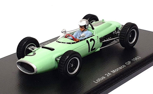 Spark 1/43 Scale S2141 - F1 Lotus 24 #12 Monaco GP 1963 Jim Hall