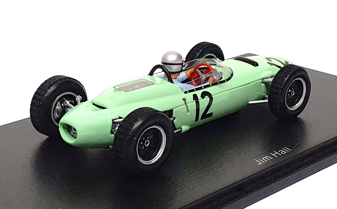 Spark 1/43 Scale S2141 - F1 Lotus 24 #12 Monaco GP 1963 Jim Hall