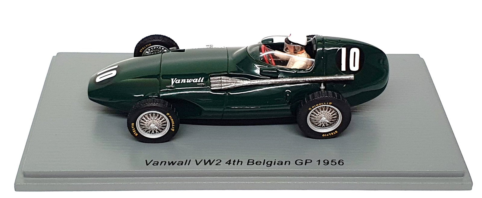 Spark 1/43 Scale S7203 - F1 Vanwall VW2 #10 4th Belgium GP 1956 Harry Schell