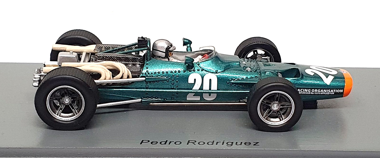 Spark 1/43 Scale S5702 - F1 BRM P133 #20 French GP 1968 Pedro Rodriguez