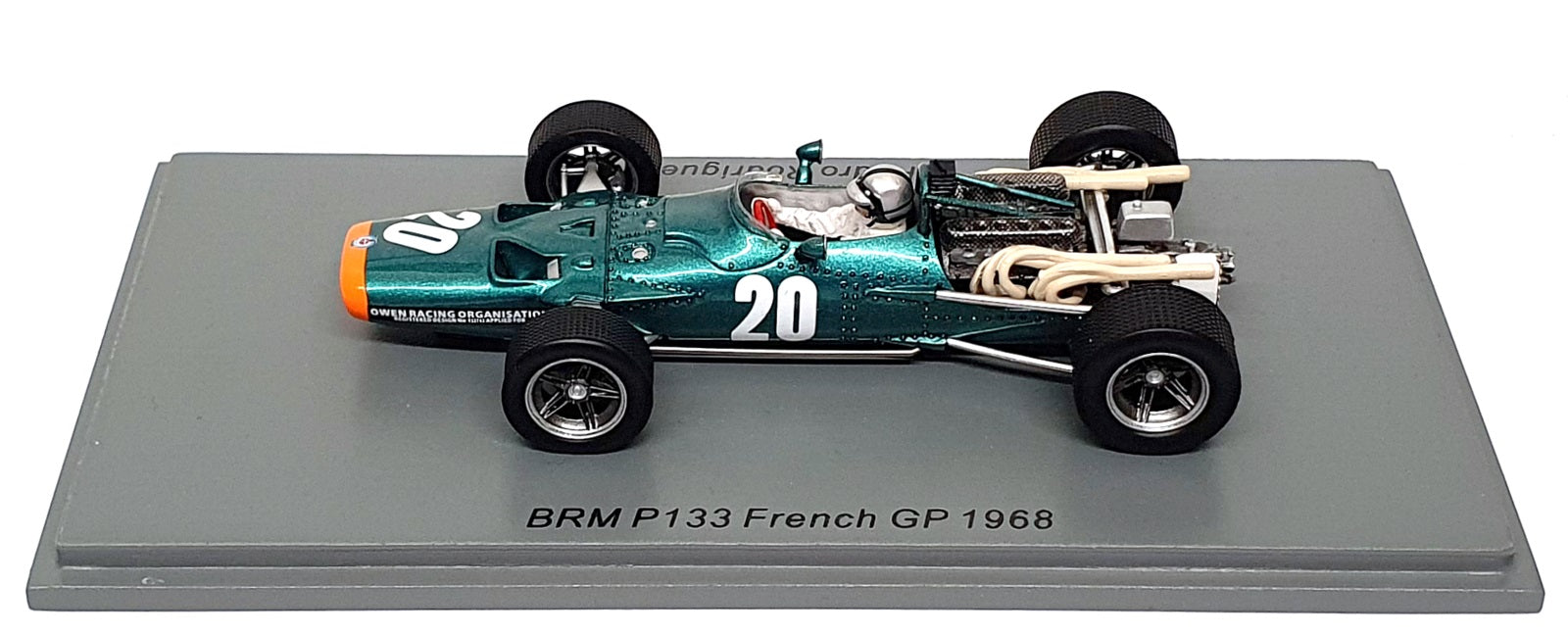 Spark 1/43 Scale S5702 - F1 BRM P133 #20 French GP 1968 Pedro Rodriguez