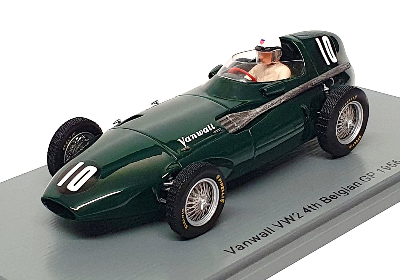 Spark 1/43 Scale S7203 - F1 Vanwall VW2 #10 4th Belgium GP 1956 Harry Schell