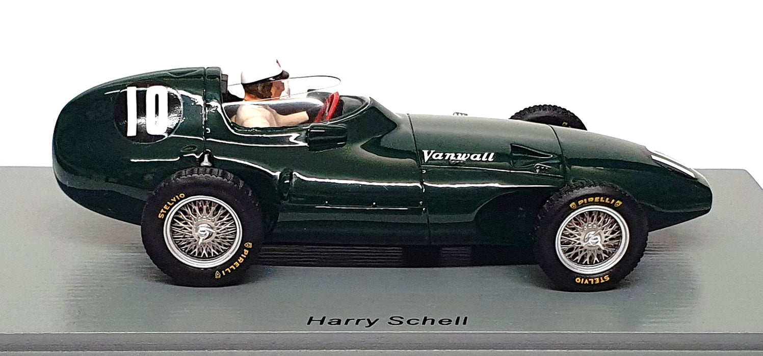 Spark 1/43 Scale S7203 - F1 Vanwall VW2 #10 4th Belgium GP 1956 Harry Schell