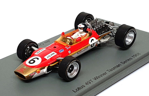 Spark 1/43 Scale S6364 - Lotus 49T #6 Winner Tasman Series 1968 Jim Clark