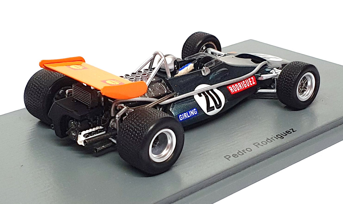 Spark 1/43 Scale S5276 - F1 BRM P153 #20 South Africa GP 1970 Pedro Rodriguez