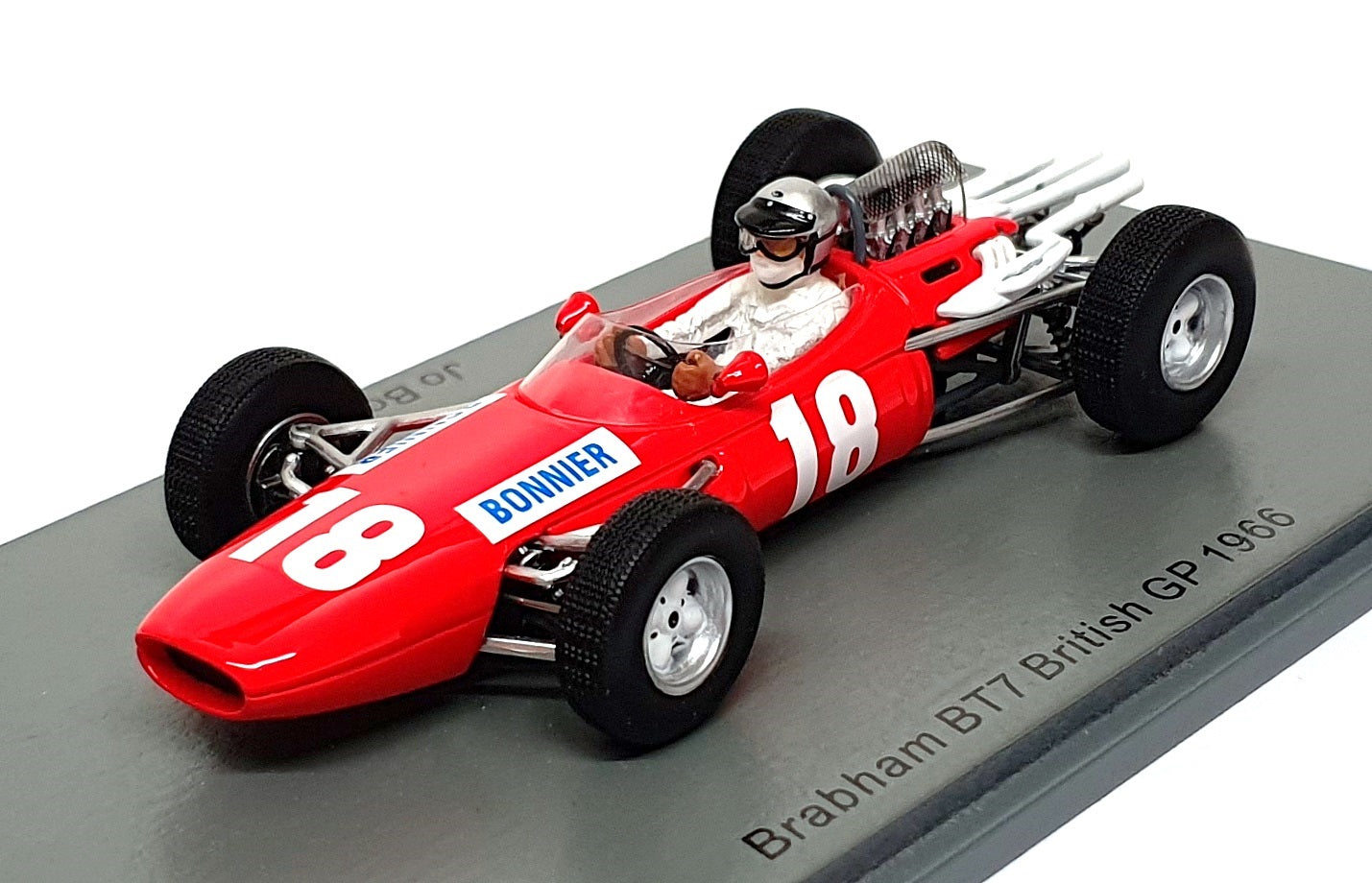 Spark 1/43 Scale S5248 - F1 Brabham BT7 #18 British GP 1966 Jo Bonnier