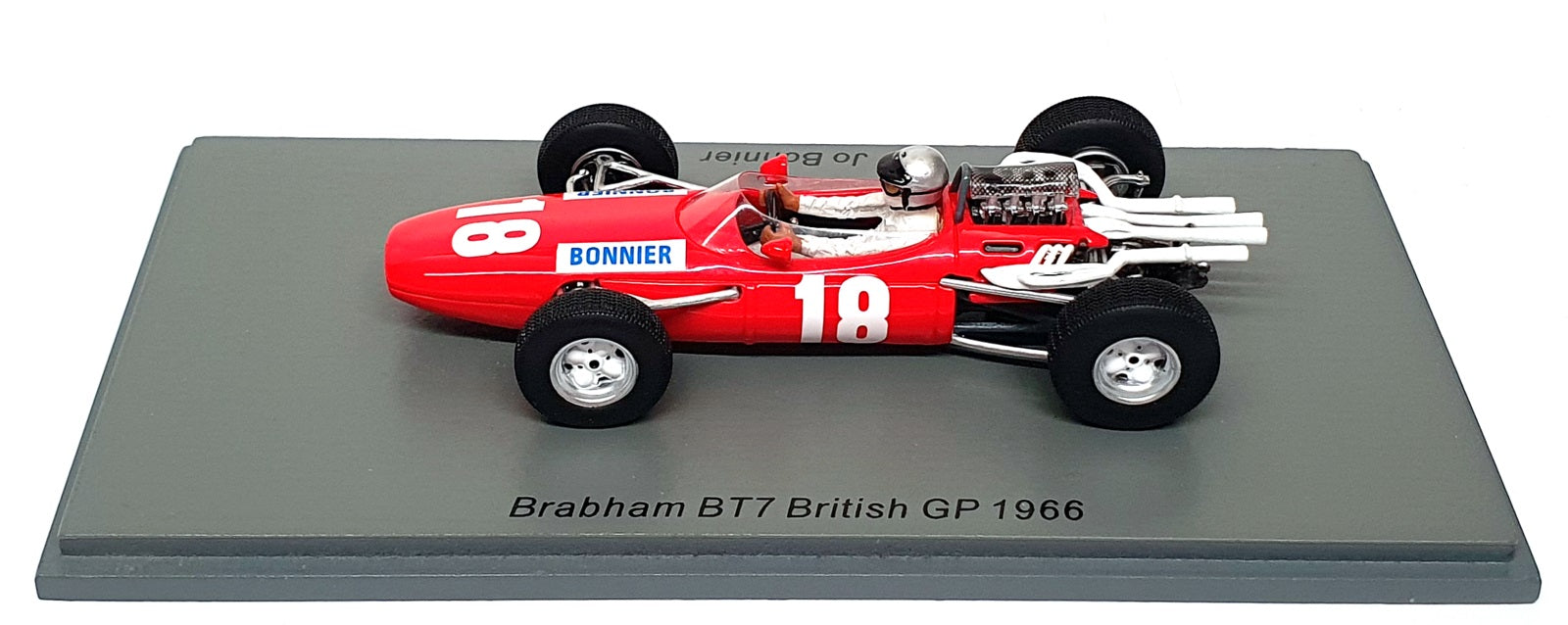 Spark 1/43 Scale S5248 - F1 Brabham BT7 #18 British GP 1966 Jo Bonnier