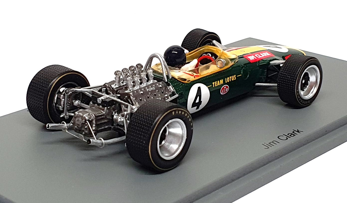 Spark 1/43 Scale S6363 - F1 Lotus 49 #4 Winner South Africa GP 1968 Jim Clark