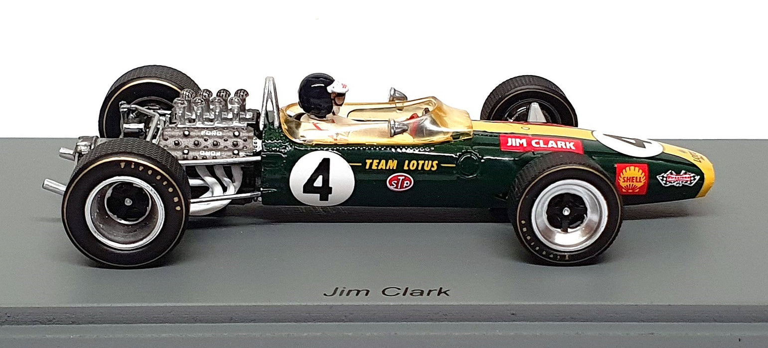 Spark 1/43 Scale S6363 - F1 Lotus 49 #4 Winner South Africa GP 1968 Jim Clark