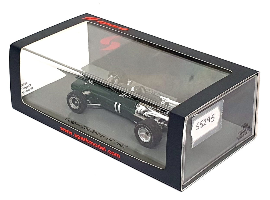 Spark 1/43 Scale S5295 - F1 Cooper T86 #11 British GP 1967 Jochen Rindt