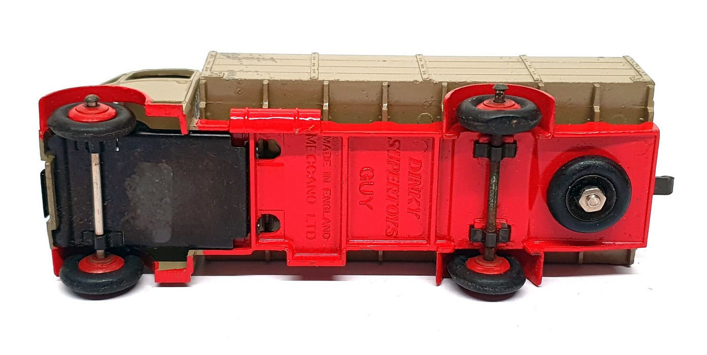 Dinky Toys 911 - Guy 4-Ton Lorry - Fawn/Red