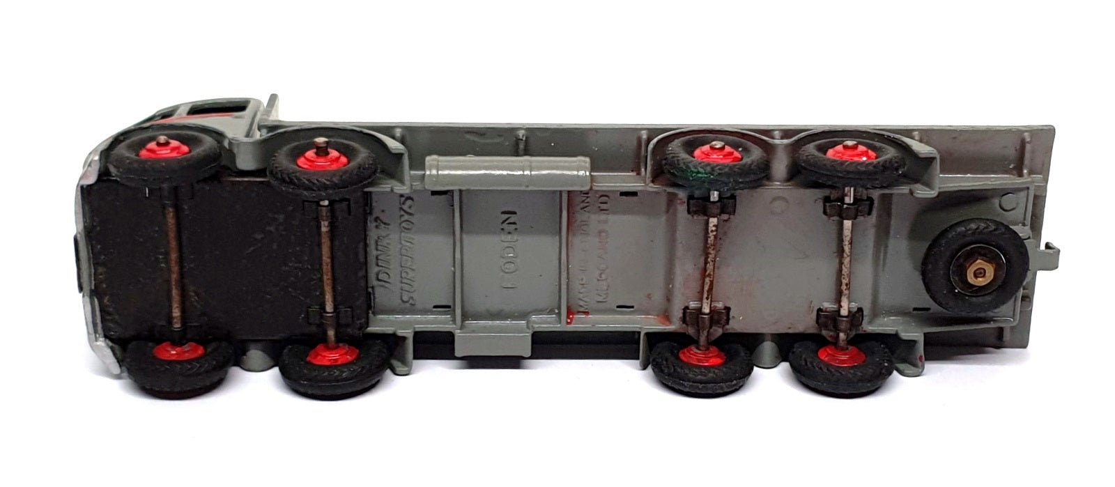 Dinky Supertoys 502 - Foden Flat Truck - Grey/Red