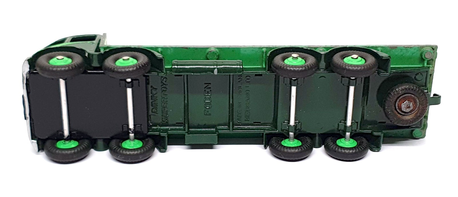 Dinky Supertoys 502 - Foden Flat Truck - Dk. Green/Green
