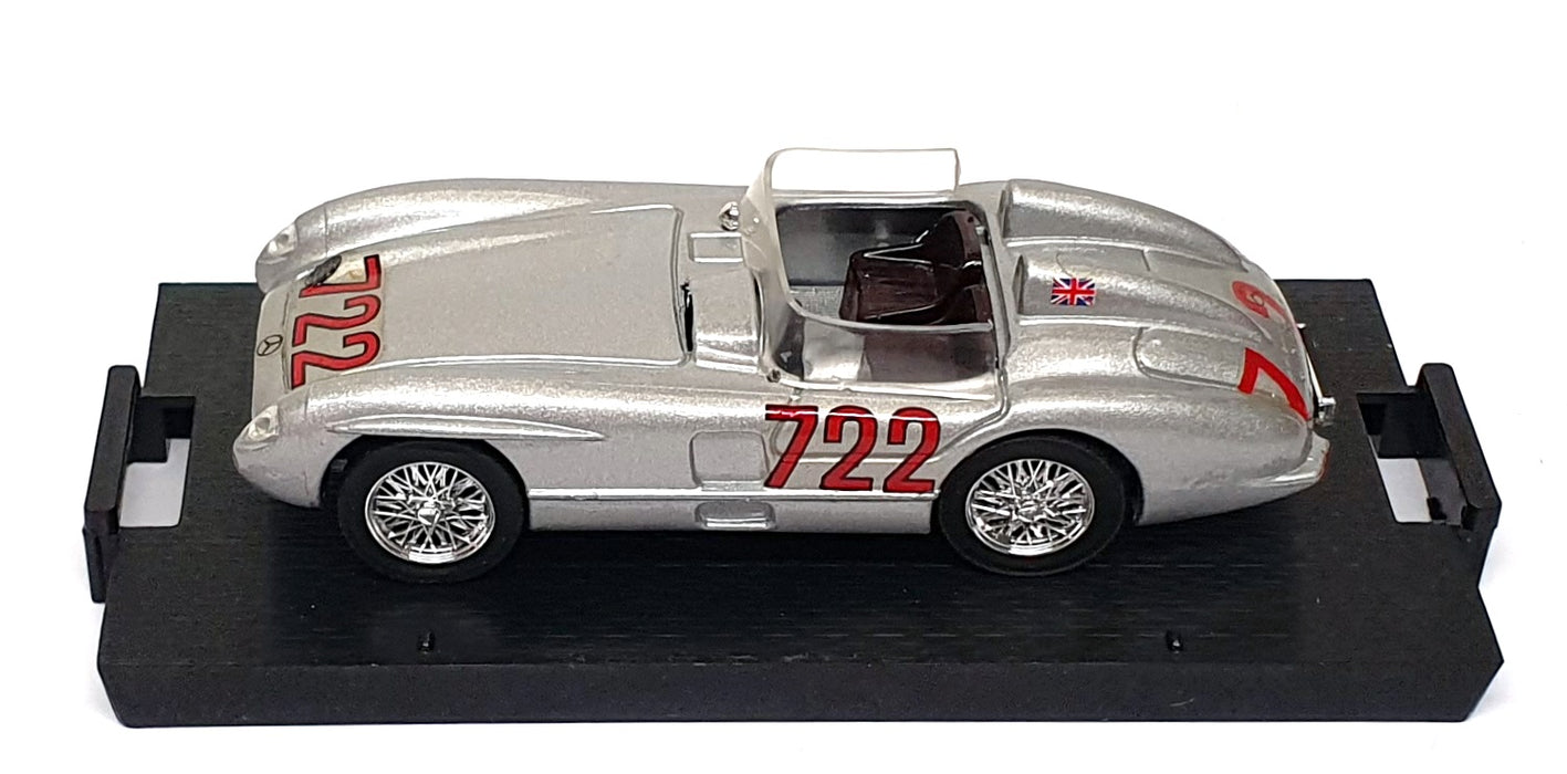 Brumm 1/43 Scale R190 - Mercedes Benz 300 SLR Roadster #722 Mille Miglia