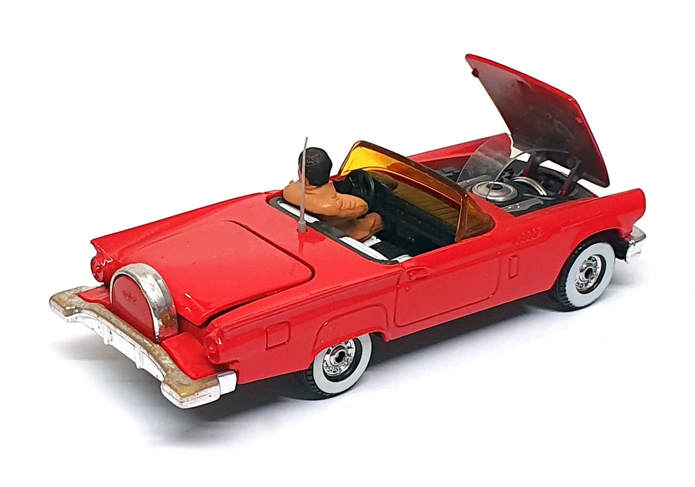 Corgi Appx 12cm Long Original Diecast 348 Ford Thunderbird Vegas TV Series - Red