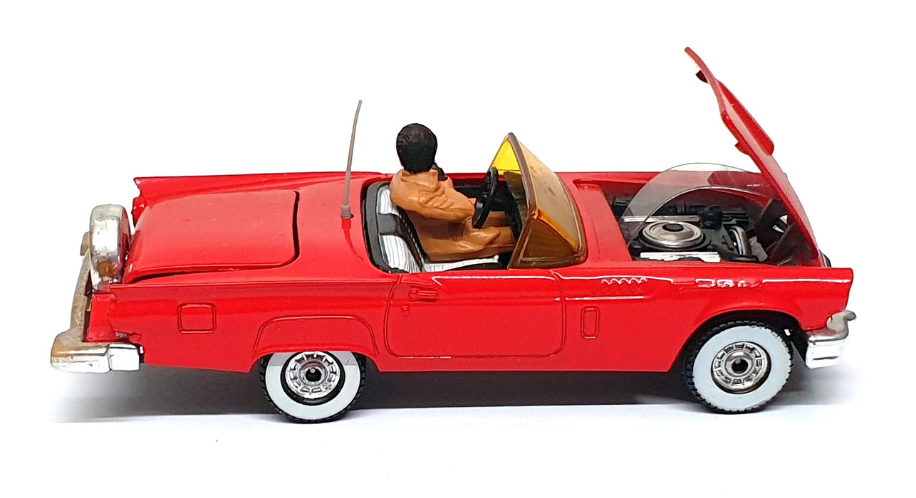 Corgi Appx 12cm Long Original Diecast 348 Ford Thunderbird Vegas TV Series - Red