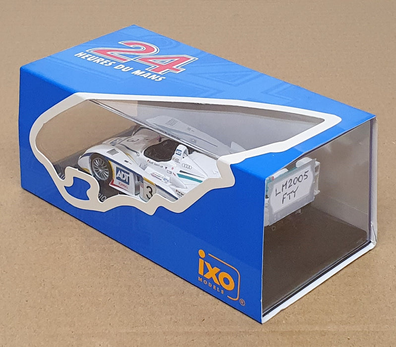 Ixo Models 1/43 Scale LM2005 - Audi R8 #3 Winner Le Mans 2005 - White 