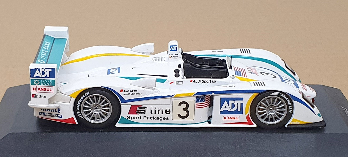Ixo Models 1/43 Scale LM2005 - Audi R8 #3 Winner Le Mans 2005 - White 