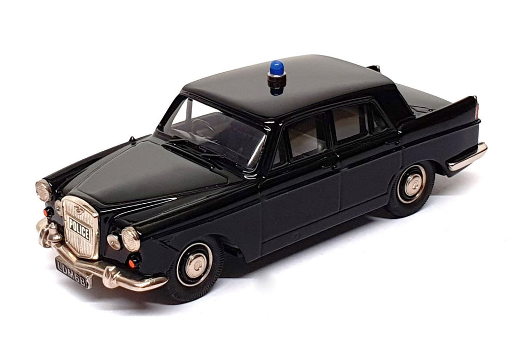 Lansdowne Models 1/43 Scale LDM6b - 1961 Wolseley 6-110 Police Car - Black